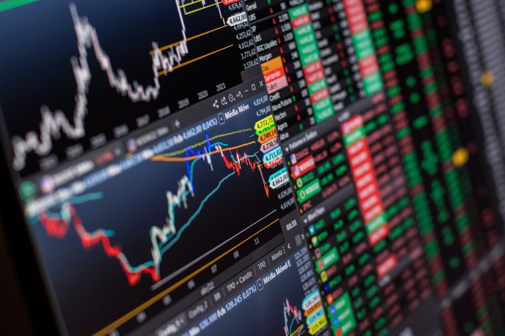 Close-up Photo of Data in a Monitor